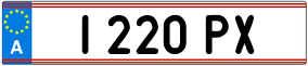 Truck License Plate